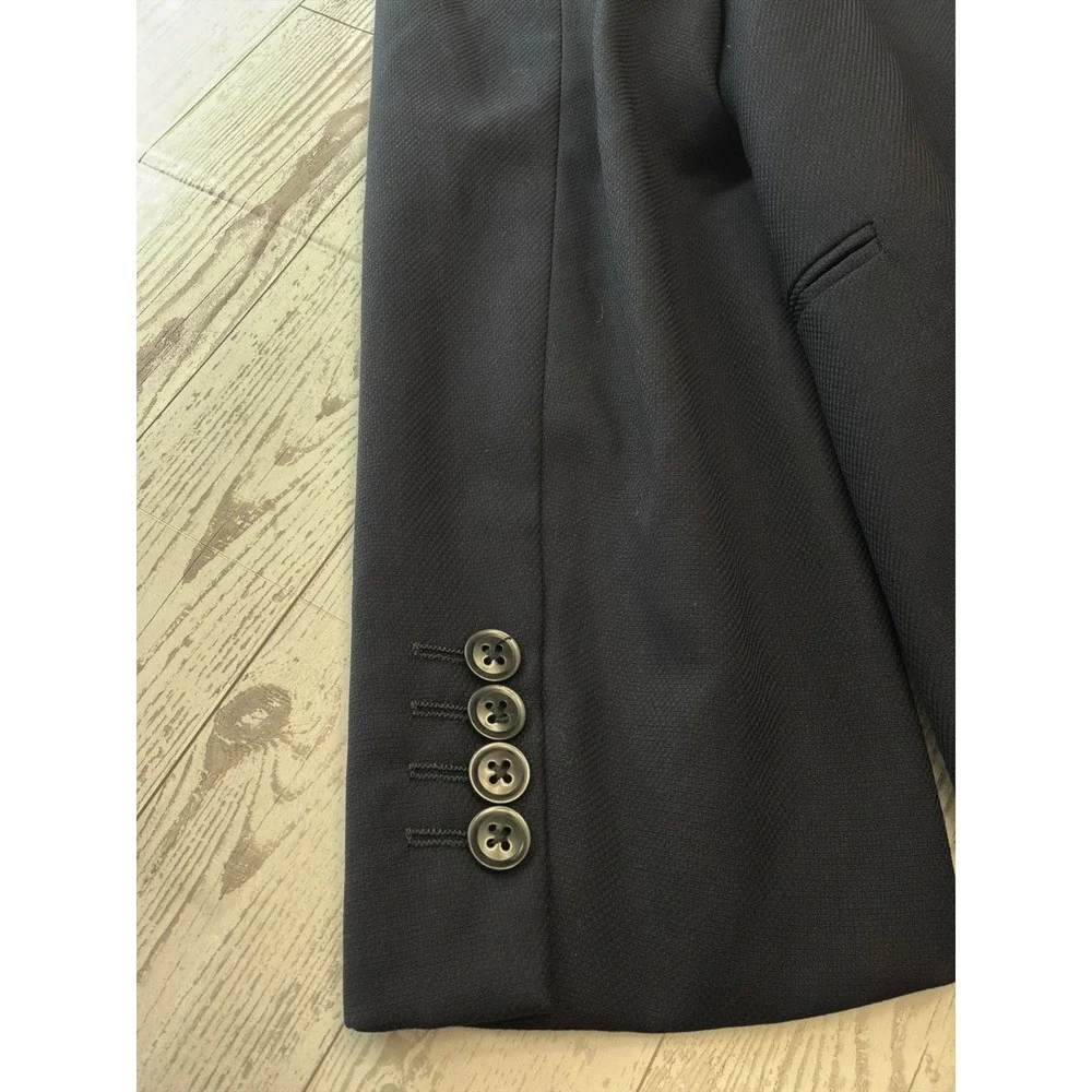 Armani Collezioni Blazer Mens 42R Navy Blue Italian Wool Old Money Sport Coat